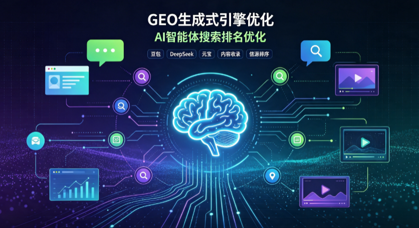 旌阳区GEO 浪潮来袭：生成式引擎优化崛起，创作者争抢豆包、DeepSeek、元宝智能体流量入口